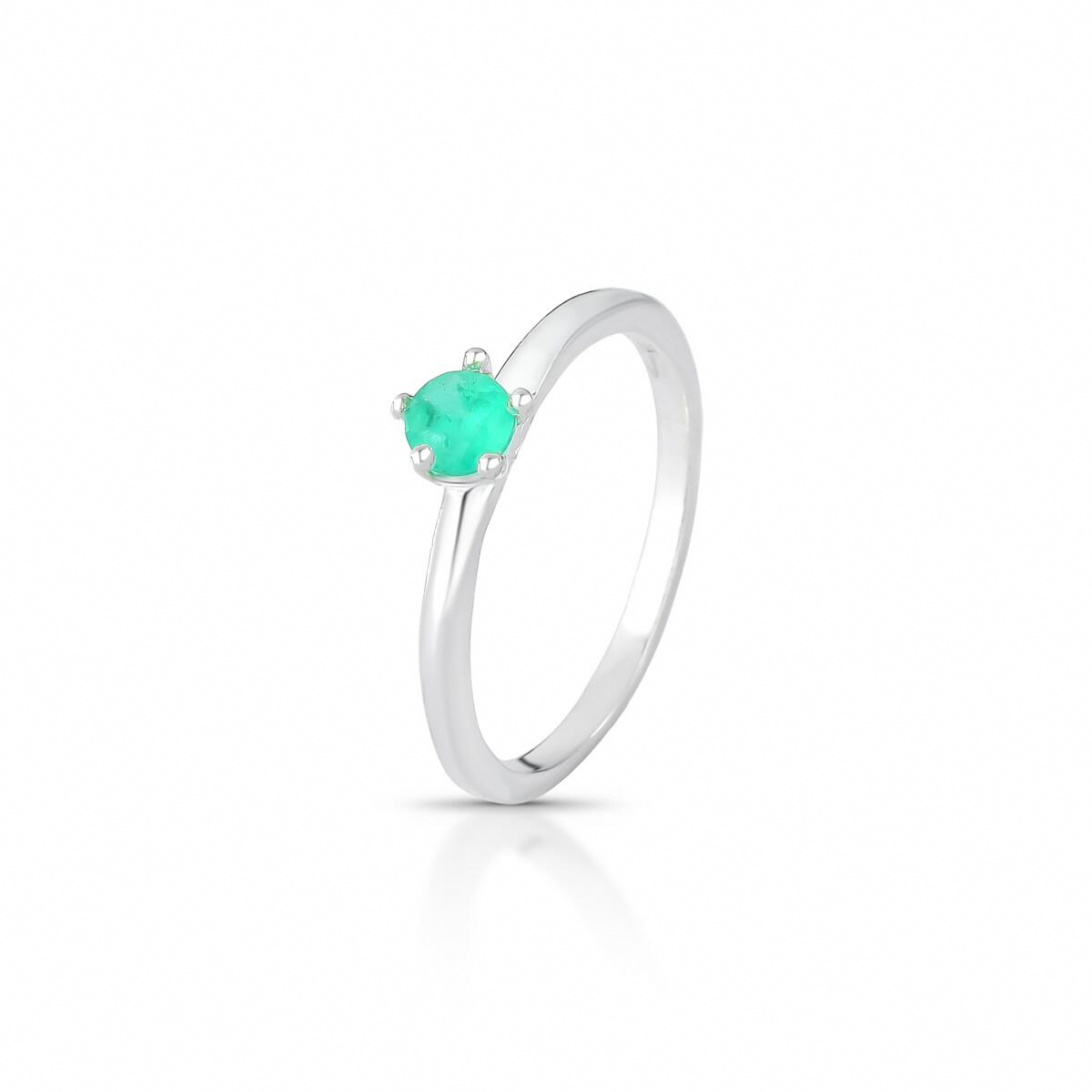 Women’s Turquoise Solitaire Sterling Silver Ring